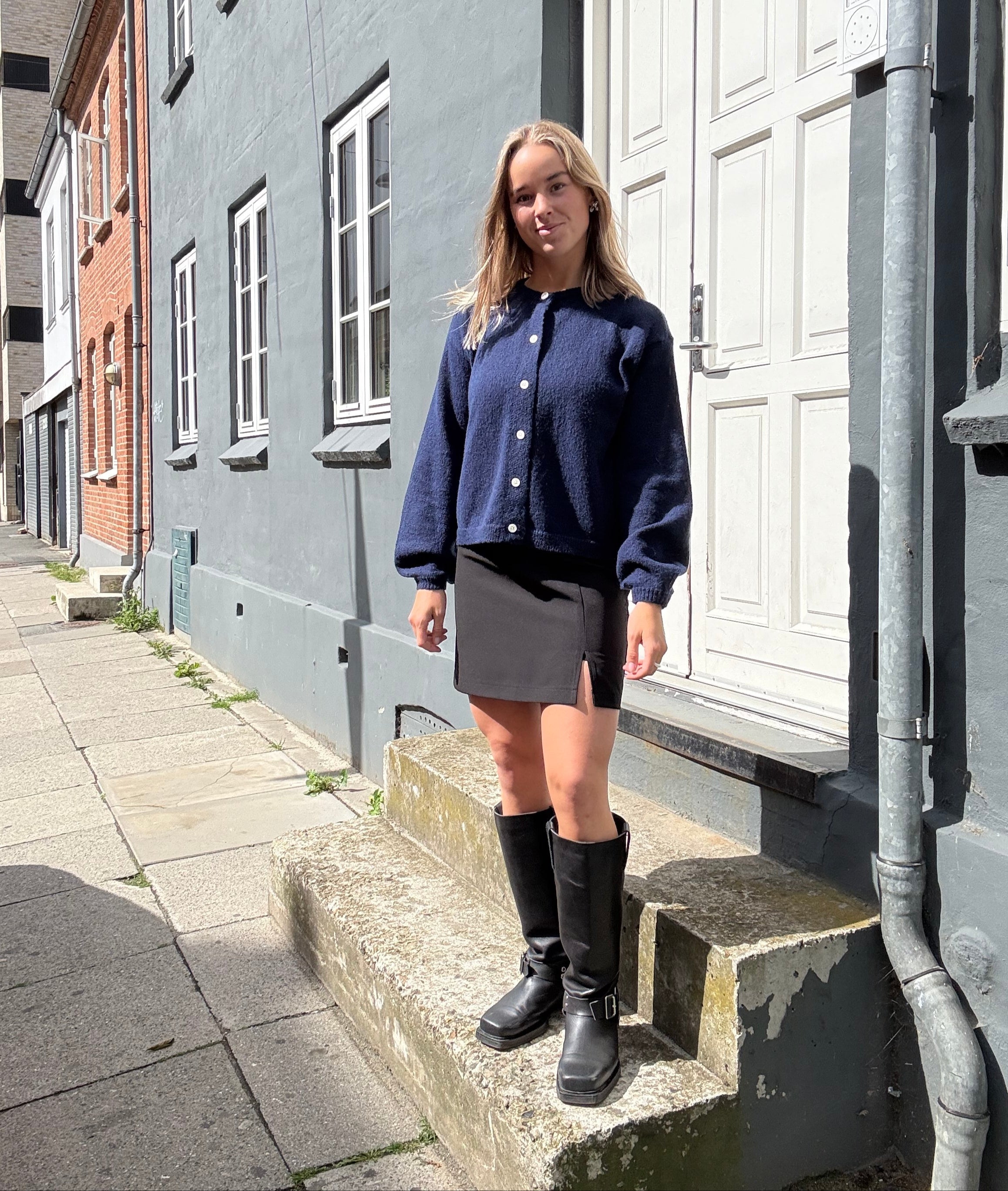 PCIDA Knit Cardigan - Maritime Blue